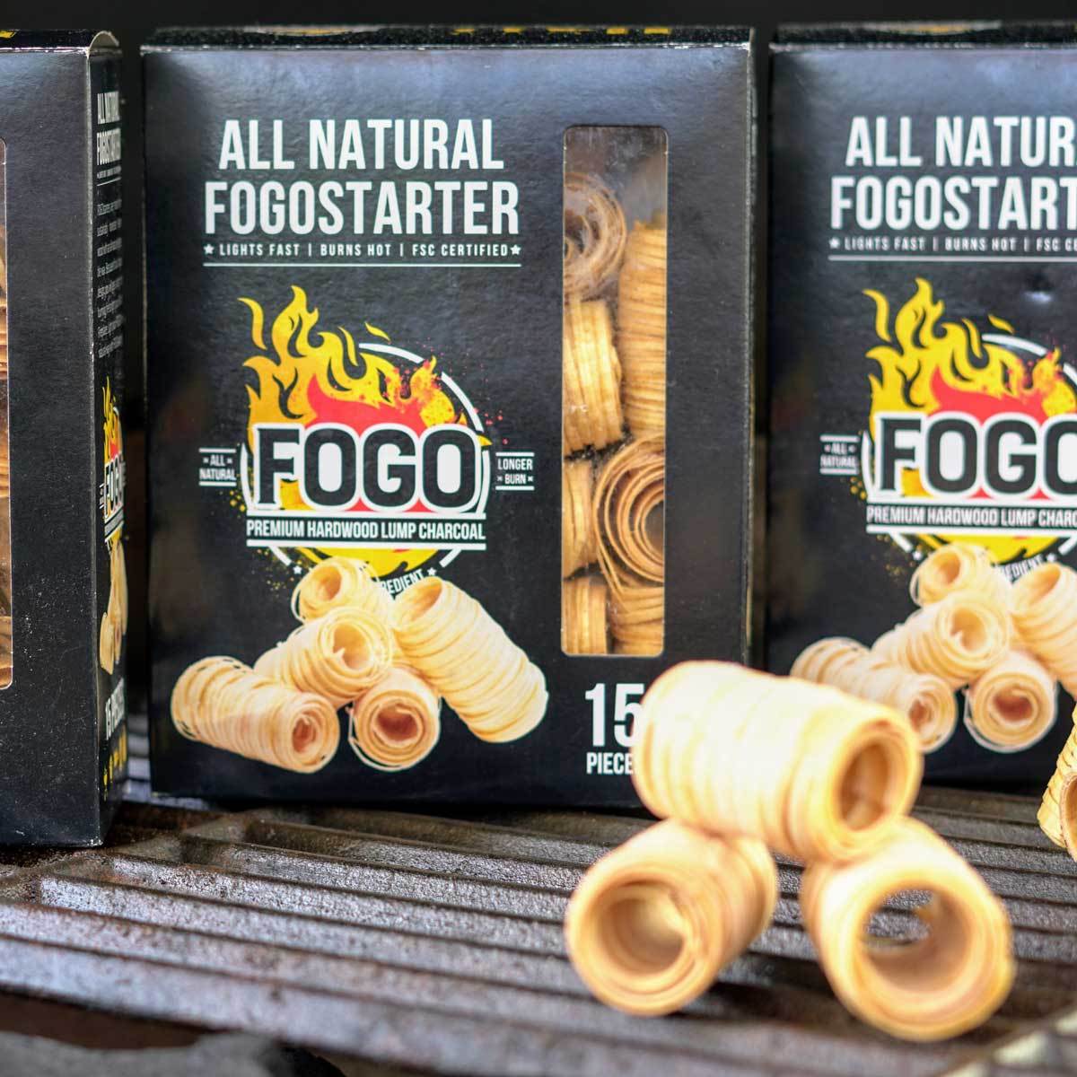 FOGOstarters All Natural Firestarters for Lump Charcoal and Fireplaces