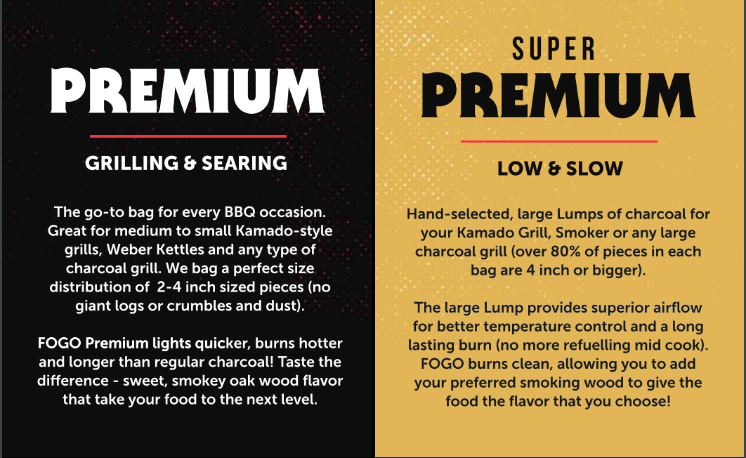 FOGO Super Premium Lump Charcoal (17.6lbs)
