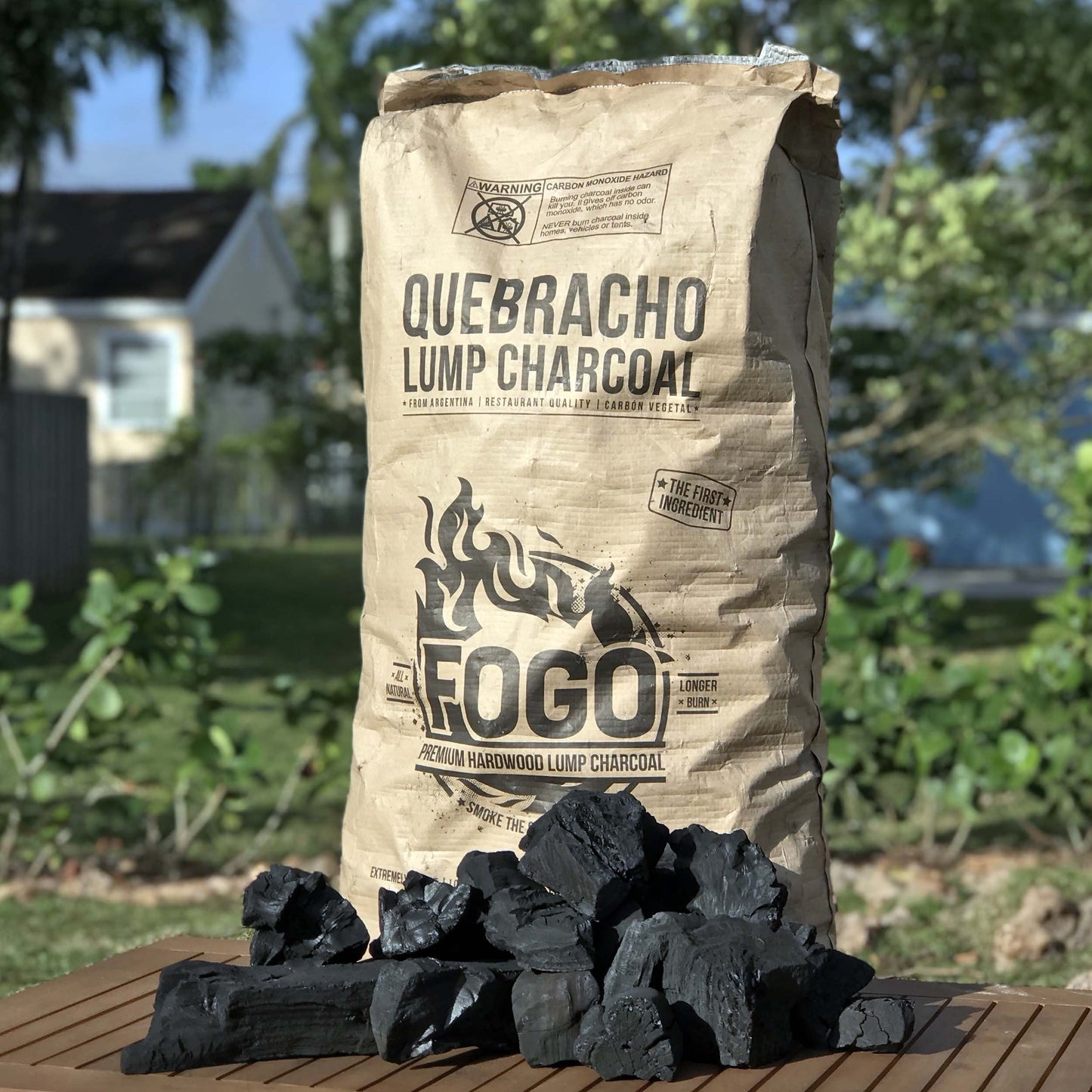 FOGO Argentinean Quebracho Lump Charcoal (35lbs)